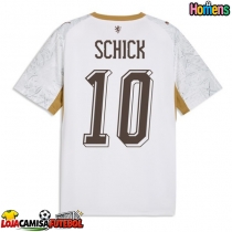 Camisa de Futebol República Checa Patrik Schick #10 Equipamento Secundário Mundo 2026 Manga Curta
